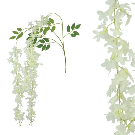 ΚΛΑΔΙ ΜΑΤΣΑΚΙ12ΤΜΧ ΖΟΥΜΠΟΥΛΙ ΛΕΥΚΟ ΑΝΘΙΣΜΕΝΟ ΚΡΕΜΑΣΤΟ - Υ100cm 12/100ΚΙΒ – Ταιριάζει σε κάθε μοντέρνο ή επαγγελματικό χώρο | iro