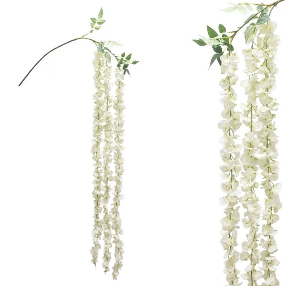 ΚΡΕΜΑΣΤΟ ΚΛΑΔΙ ΒΙΣΤΕΡΙΑ (ΑΚΑΚΙΑ) x3 ΣΑΜΠΑΝΙ - Υ150cm 12/96ΚΙΒ – Δημιουργεί αίσθηση πολυτέλειας χωρίς κόπο | iroots.gr