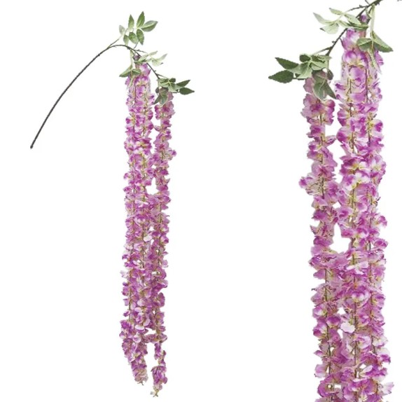 ΚΡΕΜΑΣΤΟ ΚΛΑΔΙ ΒΙΣΤΕΡΙΑ (ΑΚΑΚΙΑ) x3 ΦΟΥΞ - Υ150cm 12/96ΚΙΒ – Δημιουργεί αίσθηση πολυτέλειας χωρίς κόπο | iroots.gr