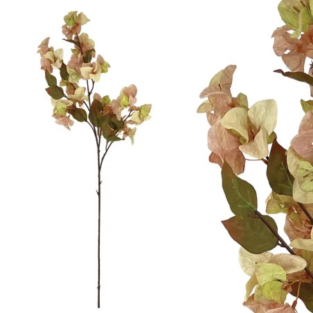 ΚΛΑΔΙ ΒΟΥΚΑΜΒΙΛΙΑΣ ΠΡΑΣΙΝΟ/ΚΑΦΕ - Υ108cm 24/144KIB – Δημιουργεί αίσθηση πολυτέλειας χωρίς κόπο | iroots.gr