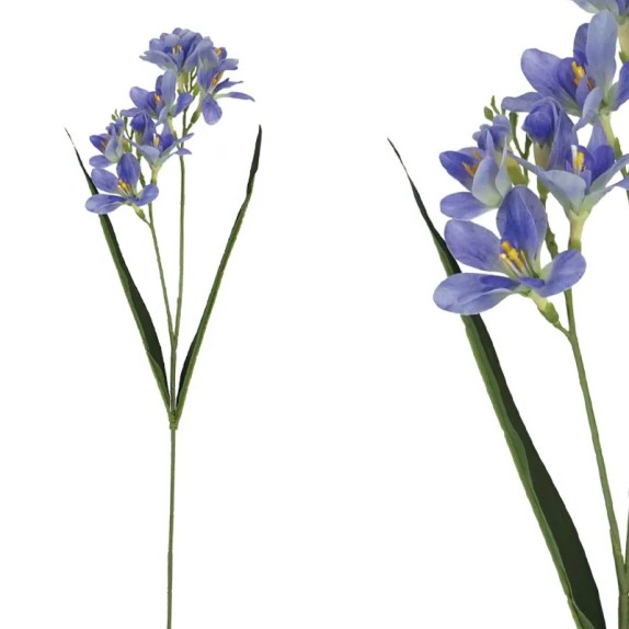 ΚΛΑΔΙ ΦΡΕΖΙΑ REAL ΜΩΒ TOUCH ΜΕ 2 ΚΛΑΔΙΑ ~ 5 ΛΟΥΛΟΥΔΙΑ - Y65cm 36/432ΚΙΒ – Ταιριάζει σε κάθε μοντέρνο ή επαγγελματικό χώρο | iroo