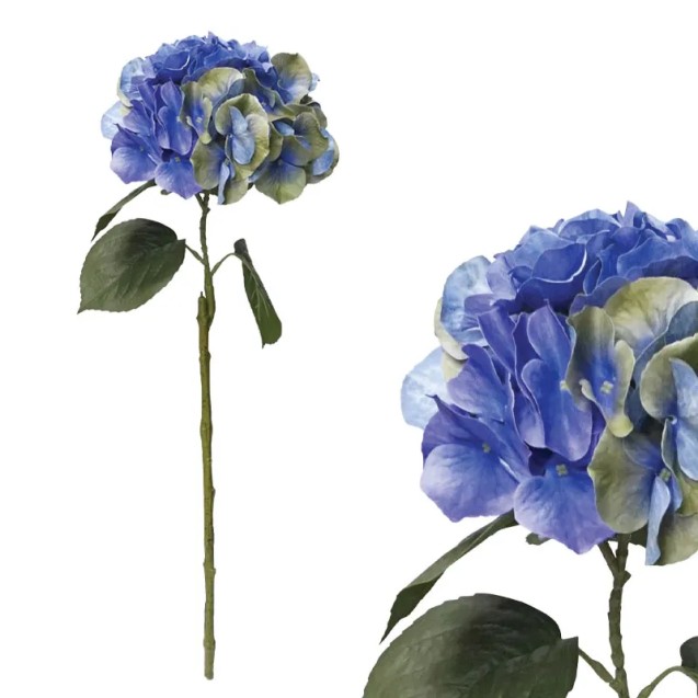 ΚΛΑΔΙ ΟΡΤΑΝΣΙΑ ΜΩΒ/ΠΡΑΣΙΝΟ REAL TOUCH ΜΕ 12 ΣΤΕΛΕΧΗ - Υ65cm 12/120ΚΙΒ – Προσφέρει μοναδική αισθητική | iroots.gr