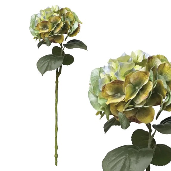 ΚΛΑΔΙ ΟΡΤΑΝΣΙΑ ΠΡΑΣΙΝΟ/ΚΙΤΡΙΝΟ REAL TOUCH ΜΕ 12 ΣΤΕΛΕΧΗ - Υ65cm 12/120ΚΙΒ – Ταιριάζει σε κάθε μοντέρνο ή επαγγελματικό χώρο | ir