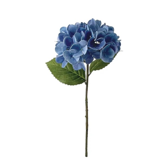 ΚΛΑΔΙ ΟΡΤΑΝΣΙΑΣ ΜΠΛΕ REAL TOUCH ΜΕ 2 ΦΥΛΛΑ - Φ18x46cm 24/240ΚΙΒ – Δημιουργεί αίσθηση πολυτέλειας χωρίς κόπο | iroots.gr