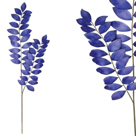 ΔΙΑΚΟΣΜΗΤΙΚΟ ΚΛΑΔΙ ΦΥΛΛΑΝΘΟΣ ΜΠΛΕ - 27x110cm 24/192ΚΙΒ – Αναβαθμίζει άμεσα τον χώρο σου | iroots.gr