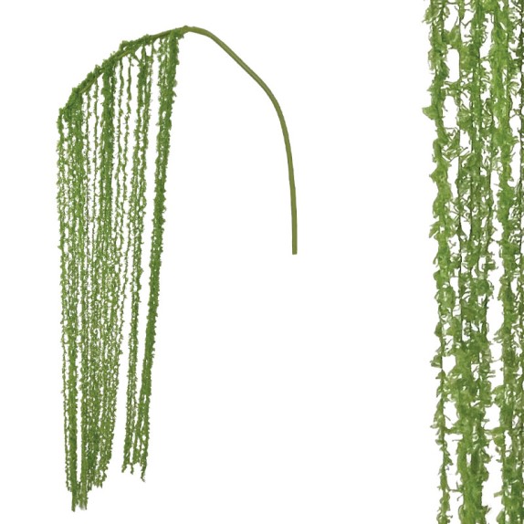 ΚΛΑΔΙ ΔΙΑΚΟΣΜΗΣΗΣ ΒΡΥΑ ΠΡΑΣΙΝΟ ΚΑΘΕΤΟ/ΚΡΕΜΑΣΤΟ - Y150cm 24 /288ΚΙΒ – Δημιουργεί αίσθηση πολυτέλειας χωρίς κόπο | iroots.gr