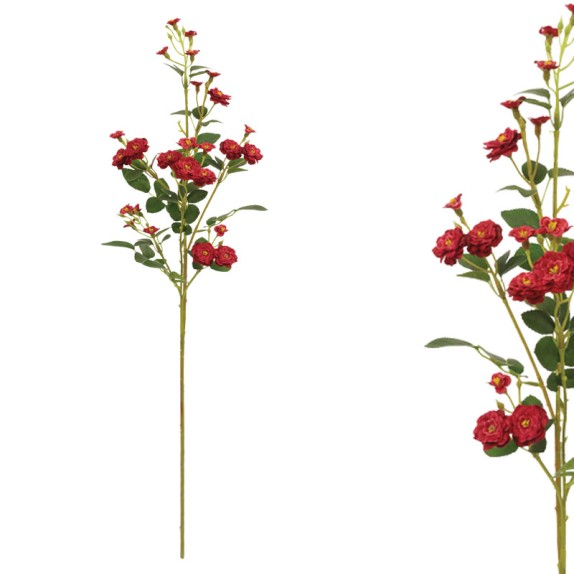 ΔΙΑΚΟΣΜΗΤΙΚΟ ΚΛΑΔΙ ΤΡΙΑΝΤΑΦΥΛΛΑΚΙ ΚΟΚΚΙΝΟ - 13x10x73cm 24/288ΚΙΒ – Δίνει premium χαρακτήρα στο περιβάλλον | iroots.gr