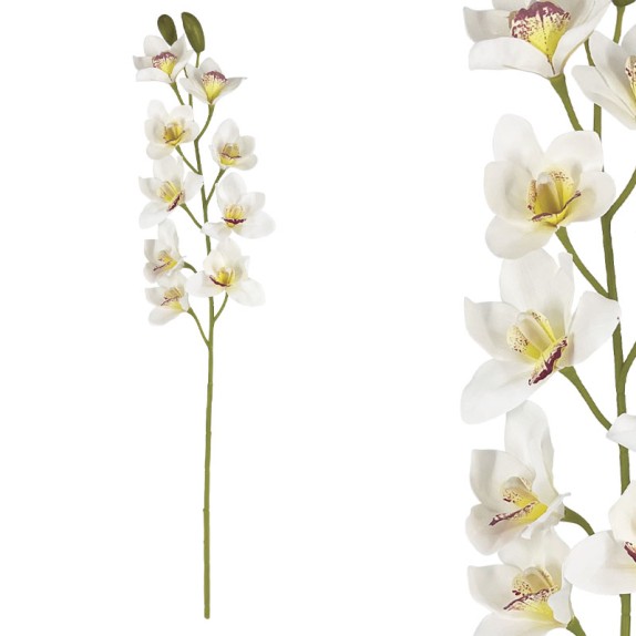 ΚΛΑΔΙ ΟΡΧΙΔΕΑ ΣΙΜΠΙΝΤΙΟΥΜ ΛΕΥΚΟ - 90cm 12/144ΚΙΒ – Δημιουργεί αίσθηση πολυτέλειας χωρίς κόπο | iroots.gr