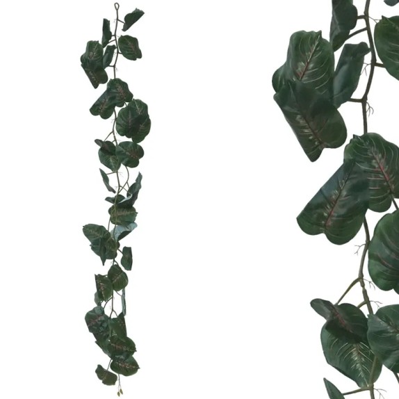 ΓΙΡΛΑΝΤΑ REAL TOUCH ΠΟΘΟΣ ΠΡΑΣΙΝΟ-ΚΟΚΚΙΝΟ - Υ170cm 50/100ΚΙΒ – Ταιριάζει σε κάθε μοντέρνο ή επαγγελματικό χώρο | iroots.gr