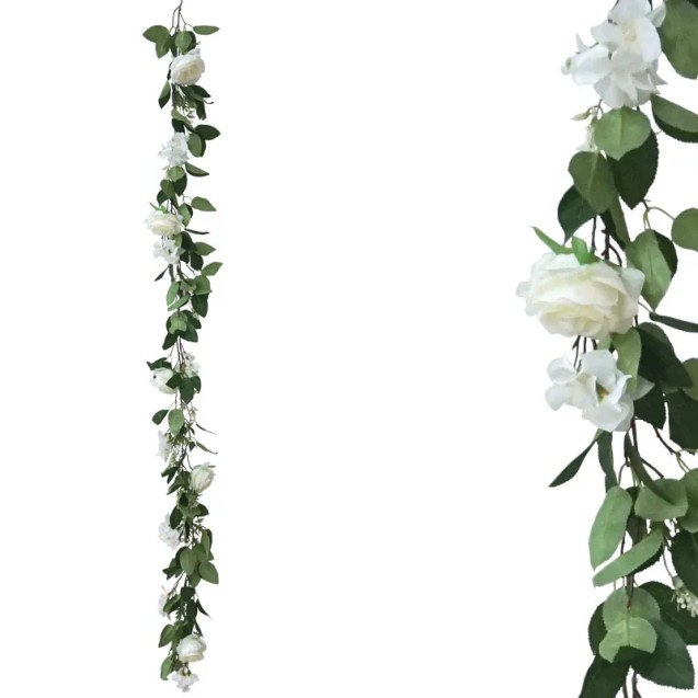 ΓΙΡΛΑΝΤΑ ME ΤΡΙΑΝΤΑΦΥΛΛΑ ΛΕΥΚΑ - Υ180cm 1/100ΚΙΒ – Ταιριάζει σε κάθε μοντέρνο ή επαγγελματικό χώρο | iroots.gr