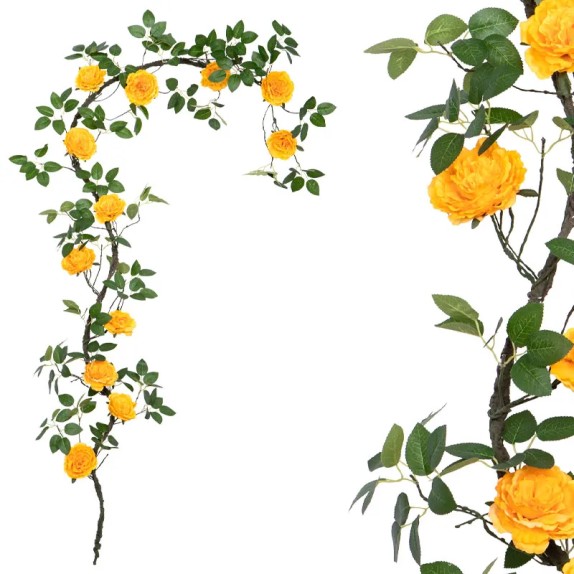 ΓΙΡΛΑΝΤΑ ΠΟΡΤΟΚΑΛΙ ΠΑΙΩΝΙΑ X12 ΑΝΘΗ - Υ240cm 100/ΚΙΒ – Προσφέρει μοναδική αισθητική | iroots.gr