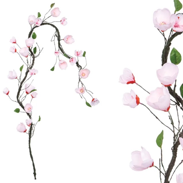 ΓΙΡΛΑΝΤΑ ΡΟΖ/ΚΟΚΚΙΝΟ ΜΑΝΩΛΙΑ X18 ΑΝΘΗ - Υ240cm 100/ΚΙΒ – Δίνει premium χαρακτήρα στο περιβάλλον | iroots.gr