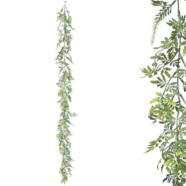 ΓΙΡΛΑΝΤΑ ΠΡΑΣΙΝΑΔΑΣ ME ΛΕΥΚA ΑΝΘΑΚΙΑ - Υ150cm 3/36ΚΙΒ – Προσφέρει μοναδική αισθητική | iroots.gr