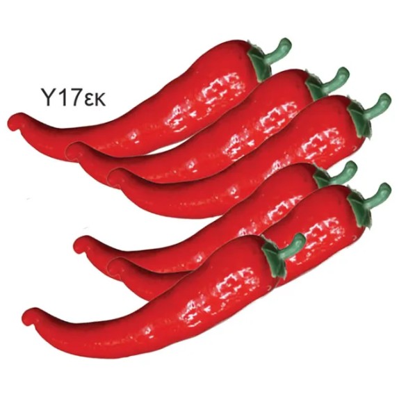 TEXNHTH ΠΙΠΕΡΙΑ ΚΟΚΚΙΝΗ ΣΕΤ/6 ΟΙΚΟΛΟΓΙΚΗ - Υ17cm – Δίνει premium χαρακτήρα στο περιβάλλον | iroots.gr