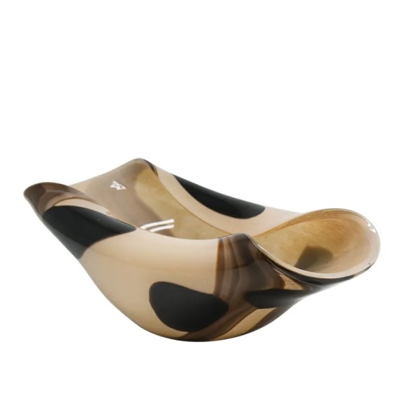 ΠΙΑΤΕΛΑ ΑΠΟ ΦΥΣΗΤΟ ΓΥΑΛΙ ΔΙΠΛΩΤΗ ΜΠΕΖ, ΚΑΦΕ ΓΡΑΜΜΕΣ & ΒΟΥΛΕΣ - 41.5x18.5x13cm 4/ΚΙΒ – Δίνει premium χαρακτήρα στο περιβάλλον | i