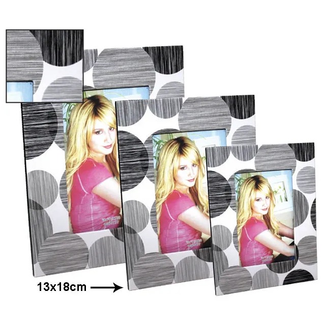 ΚΟΡΝΙΖΑ ΦΩΤΟΓΡΑΦΙΑΣ ΓΚΡΙ ΚΥΚΛΟΙ 13x18cm 1/72 ΚΙΒ – Δίνει premium χαρακτήρα στο περιβάλλον | iroots.gr