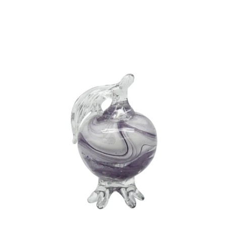 ΡΟΔΙ ΑΠΟ ΦΥΣΗΤΟ ΓΥΑΛΙ ΛΕΥΚΟ ΜΕ ΜΩΒ ΝΕΡΑ - Φ6x10cm 18/ΚΙΒ – Δίνει premium χαρακτήρα στο περιβάλλον | iroots.gr