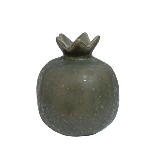 ΡΟΔΙ ΚΕΡΑΜΙΚΟ ΓΚΡΙ-ΛΑΔΙ ΣΤΑΜΠΩΤΟ ΜΕΣΑΙΟ - 9x10cm 1/54ΚΙΒ – Αναβαθμίζει άμεσα τον χώρο σου | iroots.gr