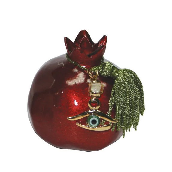 ΣΤΟΛΙΣΜΕΝΟ ΚΕΡΑΜΙΚΟ ΡΟΔΙ ΜΙΚΡΟ ΒΥΣΣΙΝΙ ΜΕΤΑΛΛΙΚΟ / ΚΟΡΔΟΝΙ ΛΑΔΙ 6.5x6.5cm – Προσφέρει μοναδική αισθητική | iroots.gr