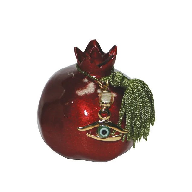 ΣΤΟΛΙΣΜΕΝΟ ΚΕΡΑΜΙΚΟ ΡΟΔΙ ΜΙΚΡΟ ΒΥΣΣΙΝΙ ΜΕΤΑΛΛΙΚΟ / ΚΟΡΔΟΝΙ ΛΑΔΙ 6.5x6.5cm – Προσφέρει μοναδική αισθητική | iroots.gr