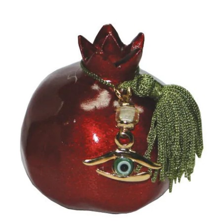 ΣΤΟΛΙΣΜΕΝΟ ΚΕΡΑΜΙΚΟ ΡΟΔΙ ΜΙΚΡΟ ΒΥΣΣΙΝΙ ΜΕΤΑΛΛΙΚΟ / ΚΟΡΔΟΝΙ ΛΑΔΙ 6.5x6.5cm – Προσφέρει μοναδική αισθητική | iroots.gr