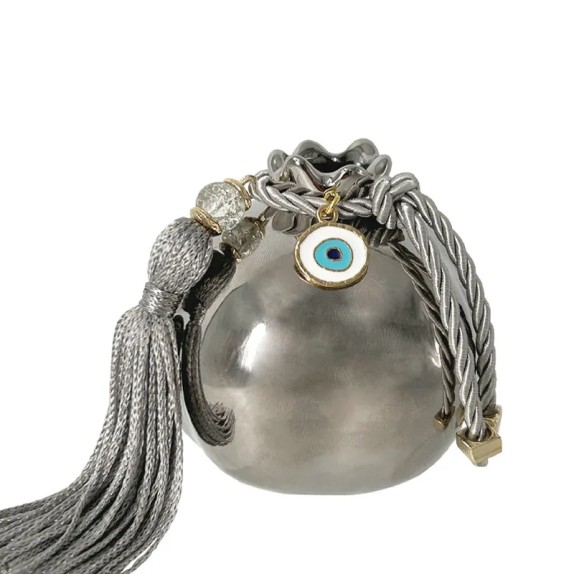 ΚΕΡΑΜΙΚΟ ΡΟΔΙ ΜΙΚΡΟ ΑΣΗΜΙ ΣΤΟΛΙΣΜΕΝΟ ΑΣΗΜΙ ΜΑΤΙ & ΦΟΥΝΤΑ - Φ7.3x7.5cm 6/48ΚΙΒ – Προσφέρει μοναδική αισθητική | iroots.gr