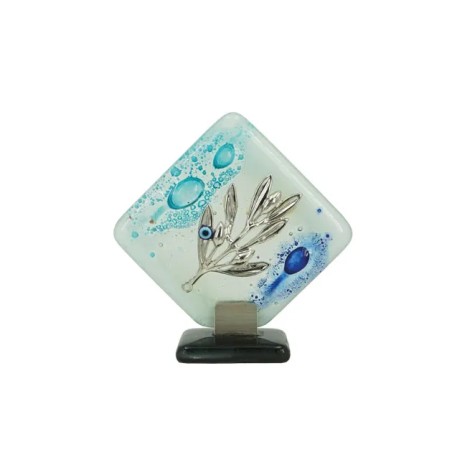 ΕΛΙΑ ΑΣΗΜΙ ΕΠΙΤΡΑΠΕΖΙΟ ΦΟΥΤΖΙ ΓΥΑΛΙ ΣΙΕΛ 12x11cm – Προσφέρει μοναδική αισθητική | iroots.gr