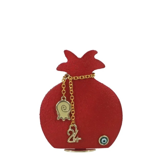 ΓΟΥΡΙ ΡΟΔΙ ΚΕΡΑΜΙΚΟ ΕΠΙΤΡAΠΕΖΙΟ KOKKINO ΜΙΚΡΟ ΡΟΔΙ/ΣΜΑΛΤΟ ΧΡΥΣΟ - 7.5x9cm – Δίνει premium χαρακτήρα στο περιβάλλον | iroots.gr