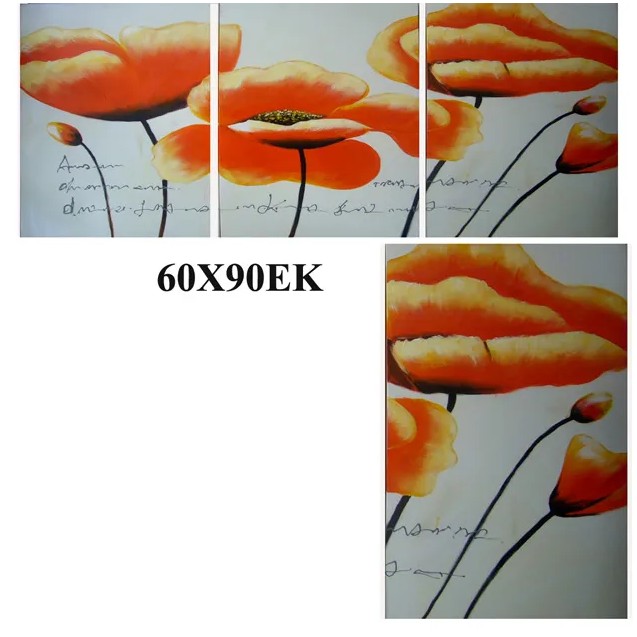ΠΙΝΑΚΑΣ ΛΟΥΛΟΥΔΙA ΠΟΡΤΟΚΑΛΙ 60x90cm