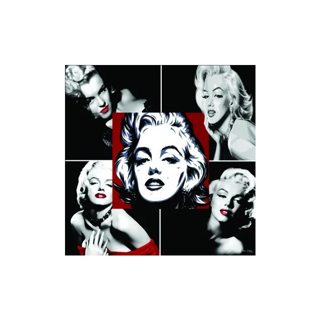 ΠΙΝΑΚΑΣ ΚΑΜΒΑΣ MARILYN 60x60cm. 12/ΚΙΒ
