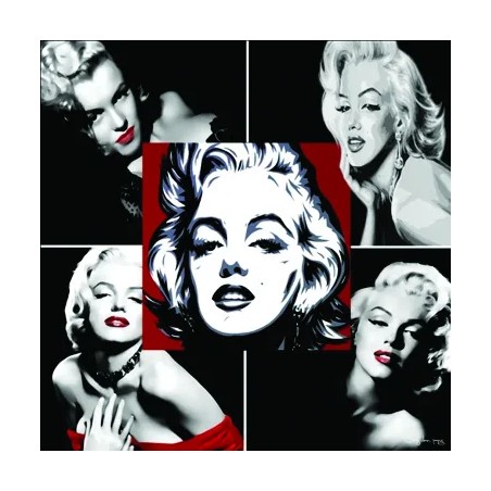 ΠΙΝΑΚΑΣ ΚΑΜΒΑΣ MARILYN 60x60cm. 12/ΚΙΒ