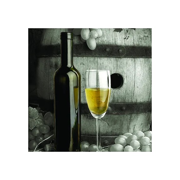 ΠΙΝΑΚΑΣ ΚΑΜΒΑΣ ΛΕΥΚΟ ΚΡΑΣΙ - 40x40cm 36/KIB – Ταιριάζει σε κάθε μοντέρνο ή επαγγελματικό χώρο | iroots.gr