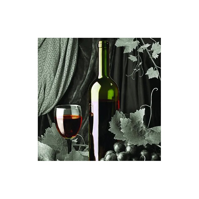 ΠΙΝΑΚΑΣ ΚΑΜΒΑΣ ΚΟΚΚΙΝΟ ΚΡΑΣΙ 40x40cm. 36/KIB – Δίνει premium χαρακτήρα στο περιβάλλον | iroots.gr