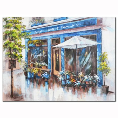 ΠΙΝΑΚΑΣ ΚΑΜΒΑΣ ΤΟ ΜΠΛΕ ΚΑΦΕ 60x80cm. 8/ΚΙΒ – Δημιουργεί αίσθηση πολυτέλειας χωρίς κόπο | iroots.gr