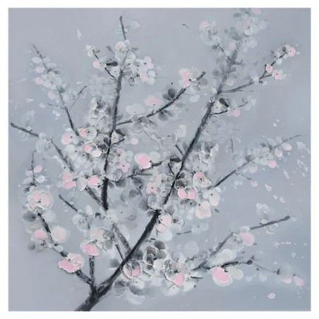 ΠΙΝΑΚΑΣ ΖΩΓΡΑΦΙΚΗΣ ΣΕ ΚΑΜΒΑ ΑΜΥΓΔΑΛΙΑ ΡΟΖ 80x80x2.8cm 8/ΚΙΒ – Αναβαθμίζει άμεσα τον χώρο σου | iroots.gr