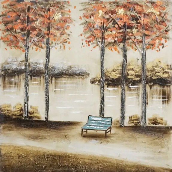 ΠΙΝΑΚΑΣ ΚΑΜΒΑΣ ΠΑΓΚΑΚΙ ΔΕΝΤΡΑ 100x100x3cm 6/ΚΙΒ – Ταιριάζει σε κάθε μοντέρνο ή επαγγελματικό χώρο | iroots.gr