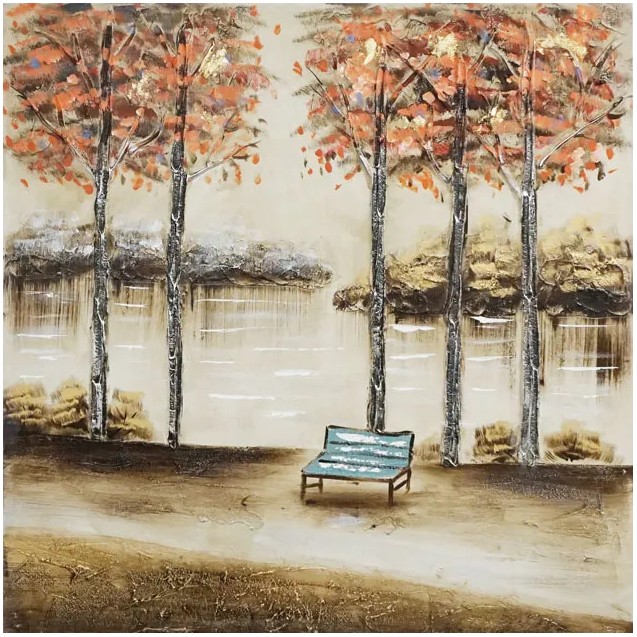 ΠΙΝΑΚΑΣ ΚΑΜΒΑΣ ΠΑΓΚΑΚΙ ΔΕΝΤΡΑ 100x100x3cm 6/ΚΙΒ – Ταιριάζει σε κάθε μοντέρνο ή επαγγελματικό χώρο | iroots.gr