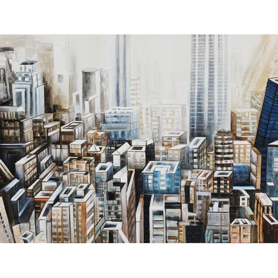 ΠΙΝΑΚΑΣ ΚΑΜΒΑΣ ΟΥΡΑΝΟΞΥΣΤΕΣ Ν.Υ. 120x90x3.8cm 1/6ΚΙΒ – Ταιριάζει σε κάθε μοντέρνο ή επαγγελματικό χώρο | iroots.gr