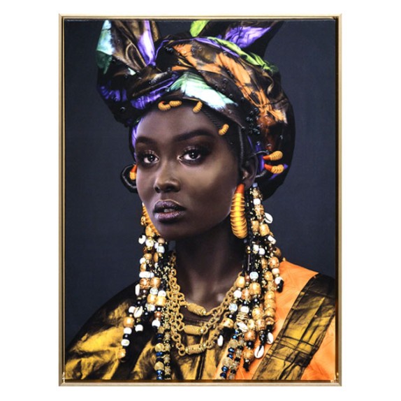 ΠΙΝΑΚΑΣ ΑΦΡΙΚΑΝΑ ΜΕ 3D ΛΕΠΤΟΜΕΡΕΙΕΣ - ΨΗΦΙΑΚΗ ΕΚΤΥΠΩΣΗ ΣΕ ΚΟΡΝΙΖΑ 63x83x3.5cm 1/8ΚΙΒ – Ταιριάζει σε κάθε μοντέρνο ή επαγγελματικ