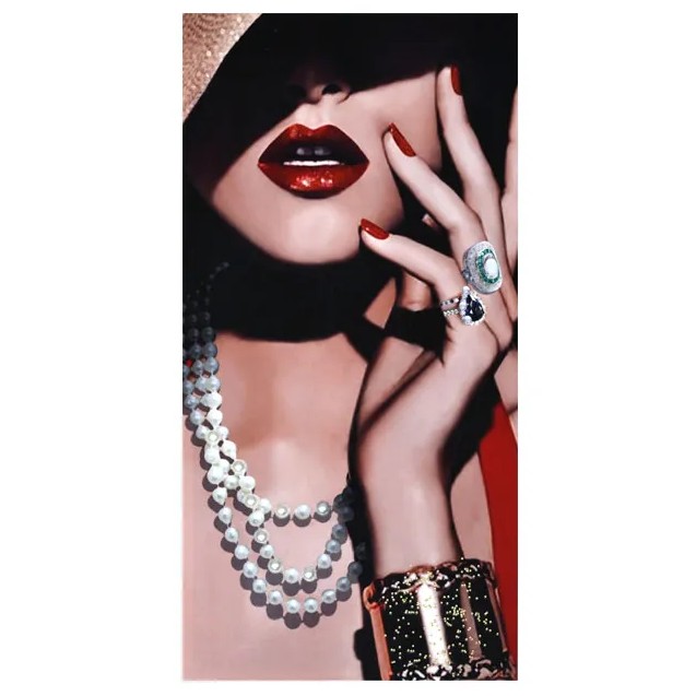 ΠΙΝΑΚΑΣ ΓΥΝΑΙΚΑ ΜΕ ΚΑΠΕΛΟ ΜΕ 3D ΛΕΠΤΟΜΕΡΕΙΕΣ - ΨΗΦΙΑΚΗ ΕΚΤΥΠΩΣΗ 50x100x2.5cm 1/10ΚΙΒ – Προσφέρει μοναδική αισθητική | iroots.gr