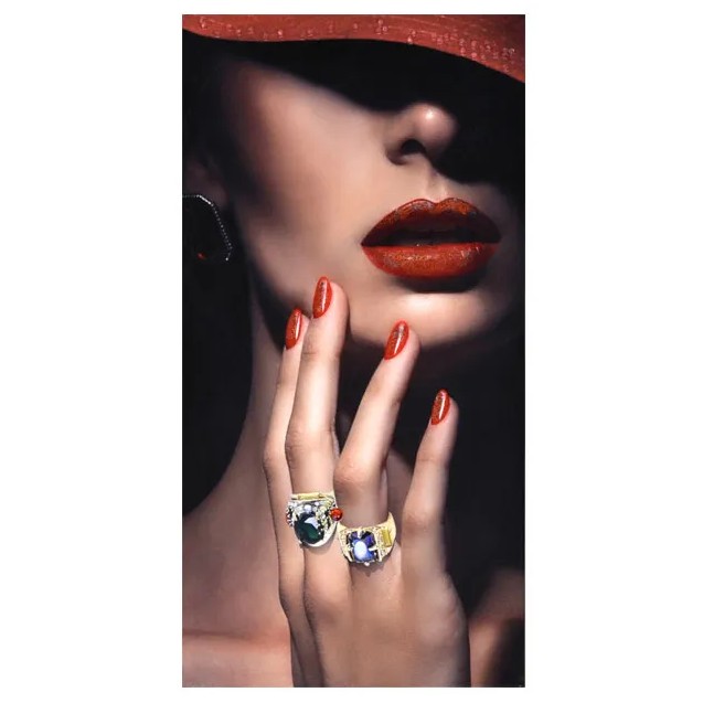 ΠΙΝΑΚΑΣ ΓΥΝΑΙΚΑ ΜΕ ΚΑΠΕΛΟ ΜΕ 3D ΛΕΠΤΟΜΕΡΕΙΕΣ - ΨΗΦΙΑΚΗ ΕΚΤΥΠΩΣΗ 50x100x2.5cm 1/10ΚΙΒ – Δημιουργεί αίσθηση πολυτέλειας χωρίς κόπο