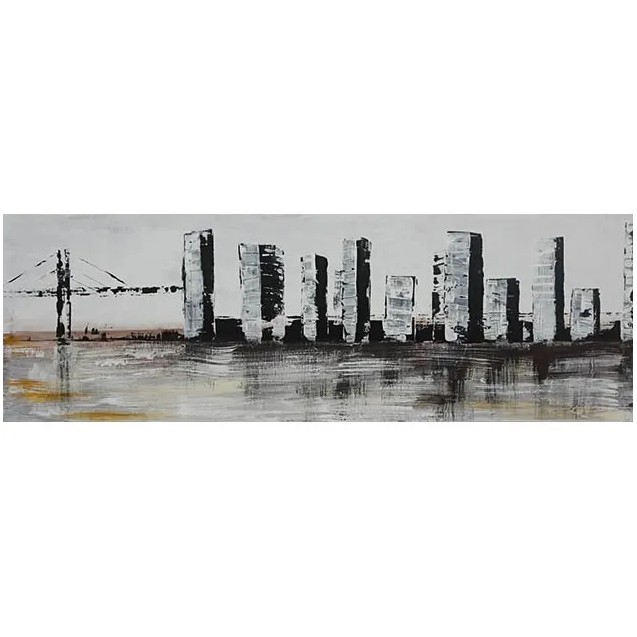 ΠΙΝΑΚΑΣ ΚΑΜΒΑΣ ΠΟΛΗ-ΓΕΦΥΡΑ 112x37cm – Προσφέρει μοναδική αισθητική | iroots.gr