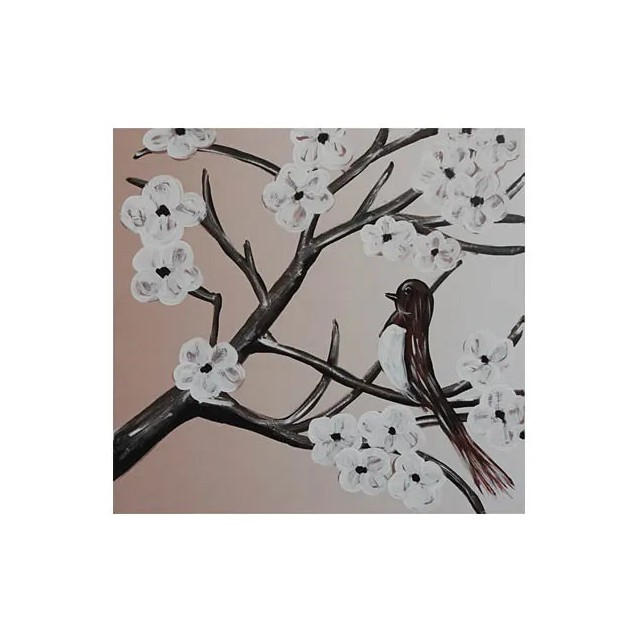 ΠΙΝΑΚΑΣ ΚΑΜΒΑΣ ΠΟΥΛΙ ΣΕ ΔΕΝΤΡΟ 53.5x50cm – Δίνει premium χαρακτήρα στο περιβάλλον | iroots.gr