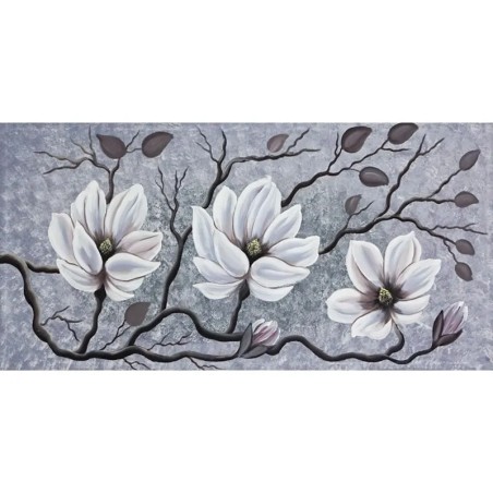 ΠΙΝΑΚΑΣ ΚΑΜΒΑΣ ΜΑΝΩΛΙΕΣ ΓΚΡΙ - 115x55cm 1/ΚΙΒ – Ταιριάζει σε κάθε μοντέρνο ή επαγγελματικό χώρο | iroots.gr