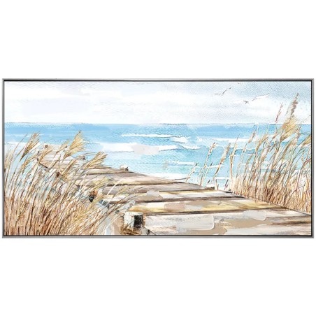 ΠΙΝΑΚΑΣ ΚΑΜΒΑΣ ΜΕ ΚΟΡΝΙΖΑ ΞΥΛΙΝΗ ΠΡΟΒΛΗΤΑ - 140x70cm 1/8ΚΙΒ – Δίνει premium χαρακτήρα στο περιβάλλον | iroots.gr