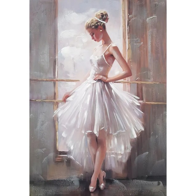 ΠΙΝΑΚΑΣ ΚΑΜΒΑΣ ΜΠΑΛΑΡΙΝΑ ΛΕΥΚΟ ΦΟΡΕΜΑ - 70x100cm 6/ΚΙΒ – Δημιουργεί αίσθηση πολυτέλειας χωρίς κόπο | iroots.gr