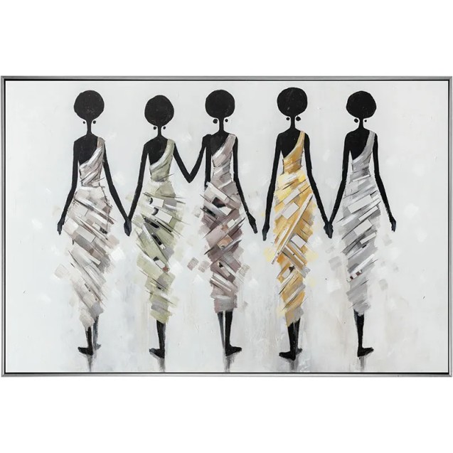 ΠΙΝΑΚΑΣ ΚΑΜΒΑΣ 5 ΑΦΡΙΚΑΝΕΣ ΜΕ ΚΟΡΝΙΖΑ - 152.5x102.5x5.5cm 4/KIB – Ταιριάζει σε κάθε μοντέρνο ή επαγγελματικό χώρο | iroots.gr