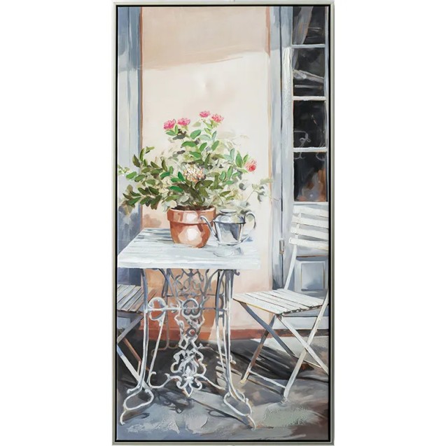 ΠΙΝΑΚΑΣ ΚΑΜΒΑΣ ΤΡΑΠΕΖΑΚΙ ΣΤΗΝ ΑΥΛΗ ΣΕ ΚΟΡΝΙΖΑ - 52.5x102.5x4.5cm 8/KIB – Αναβαθμίζει άμεσα τον χώρο σου | iroots.gr