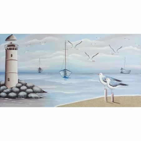 ΠΙΝΑΚΑΣ ΚΑΜΒΑΣ ΦΑΡΟΣ ΜΕ ΓΛΑΡΟΥΣ - 127x66cm 1/ΚΙΒ – Αναβαθμίζει άμεσα τον χώρο σου | iroots.gr