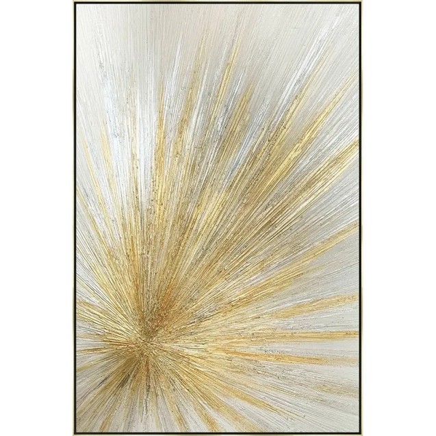 ΠΙΝΑΚΑΣ ΣΕ ΧΡΥΣΟ ΚΑΔΡΟ - ΧΡΥΣΗ ΕΚΡΗΞΗ ΑΦΗΡΗΜΕΝΟ - 80x120cm 6/ΚΙΒ – Ταιριάζει σε κάθε μοντέρνο ή επαγγελματικό χώρο | iroots.gr